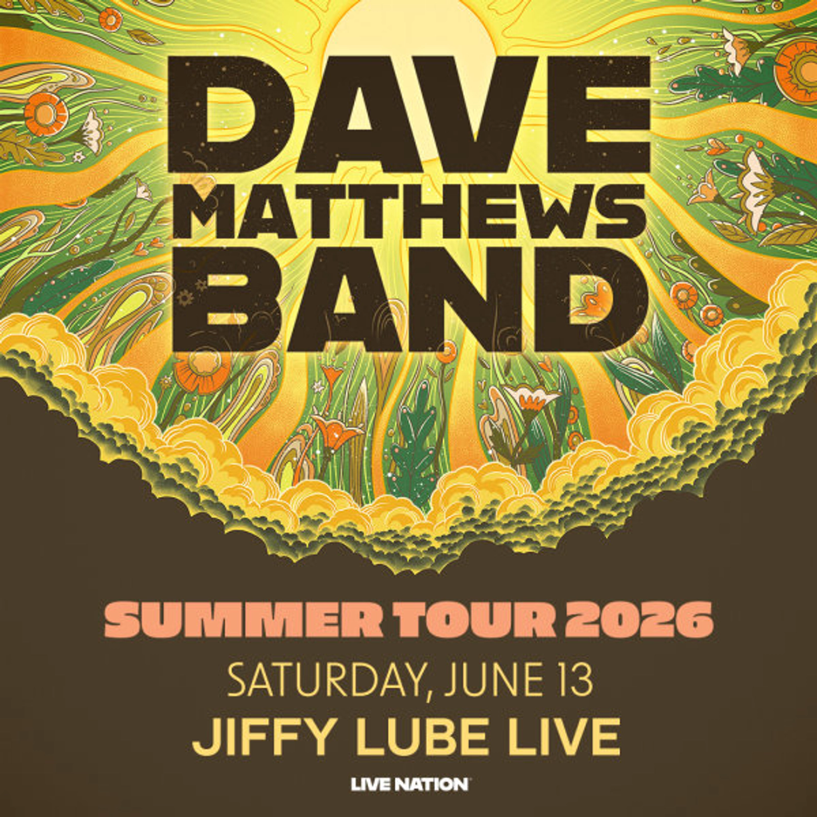 Win Tickets | Dave Matthews Band @ Jiffy Lube Live | 6/13/26