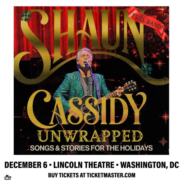 Win Tickets | Shaun Cassidy @ Lincoln Theatre | 12/6/26
