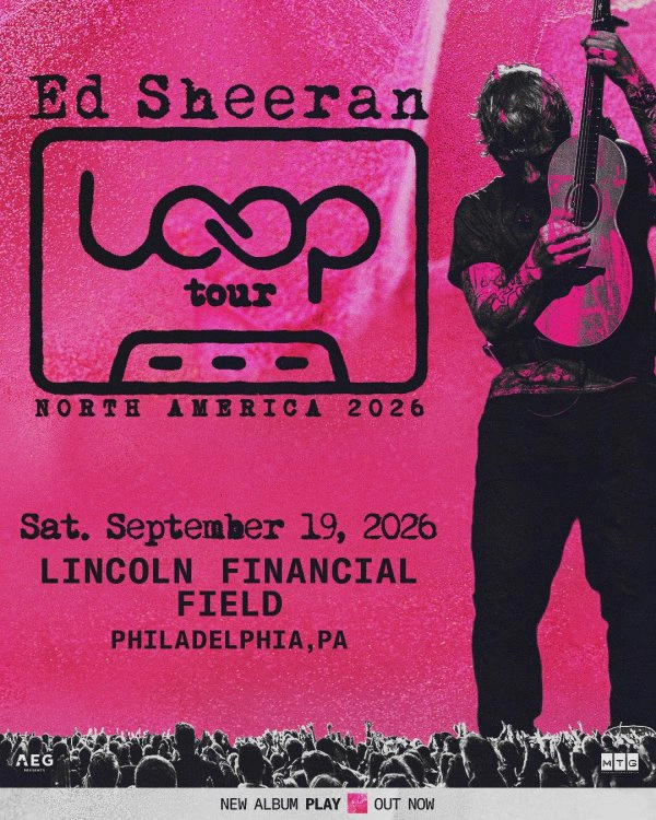Ed Sheeran | Lincoln Financial Field 9/19/26 | Win on-air with Toby & Chilli