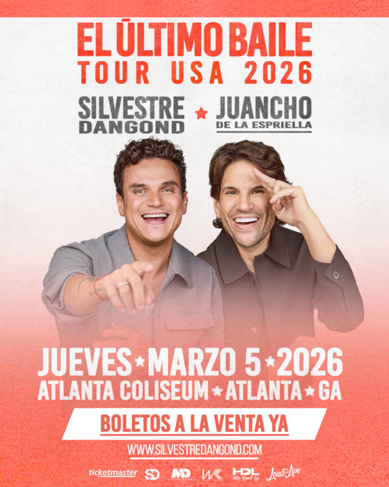 ¡Gana entradas para Silvestre Dangond y Juancho de la Espriella en Atlanta Coliseum!
