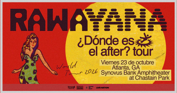 ¡Gana entradas para Rawayana en el anfiteatro Synovus Bank!