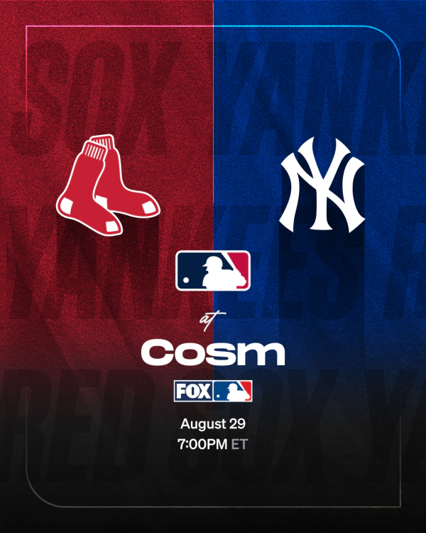 ¡Gana entradas para ver el juego Red Sox vs Yankees en Realidad Compartida en Cosm!