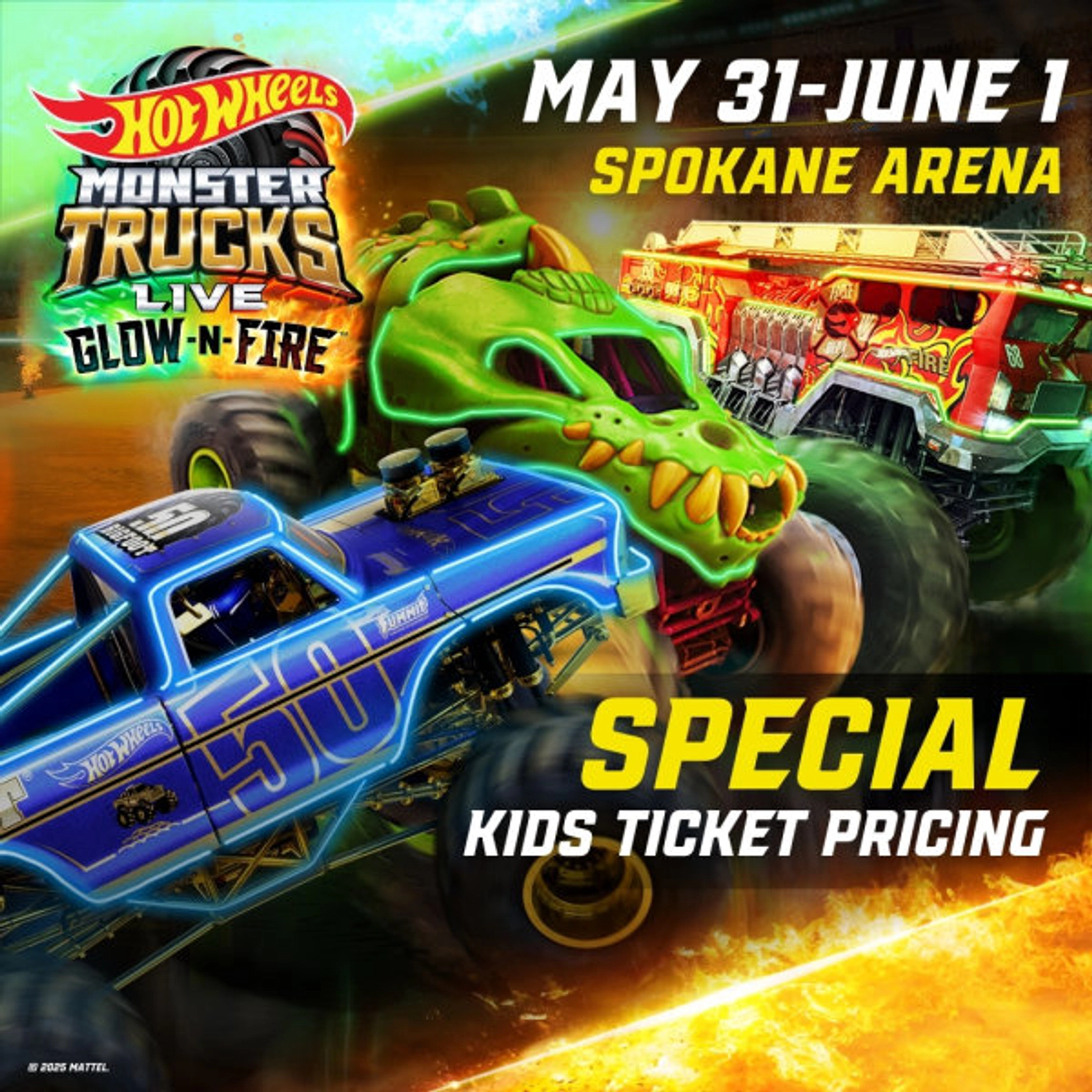 Monster Trucks Live at the Spokane Arena