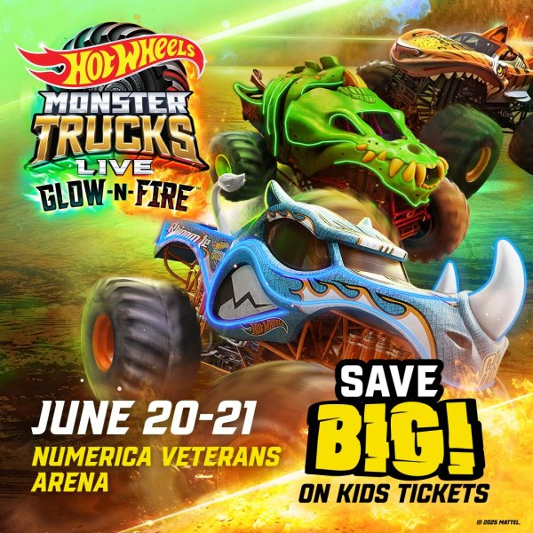 Hot Wheels Monster Trucks LIVE GLOW-N-FIRE