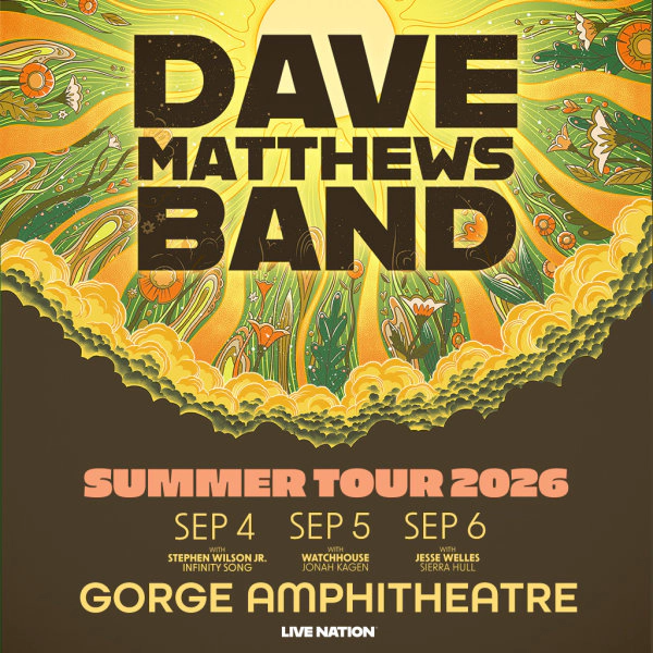 Experience Dave Matthews Band at the Iconic Gorge Amphitheatre
