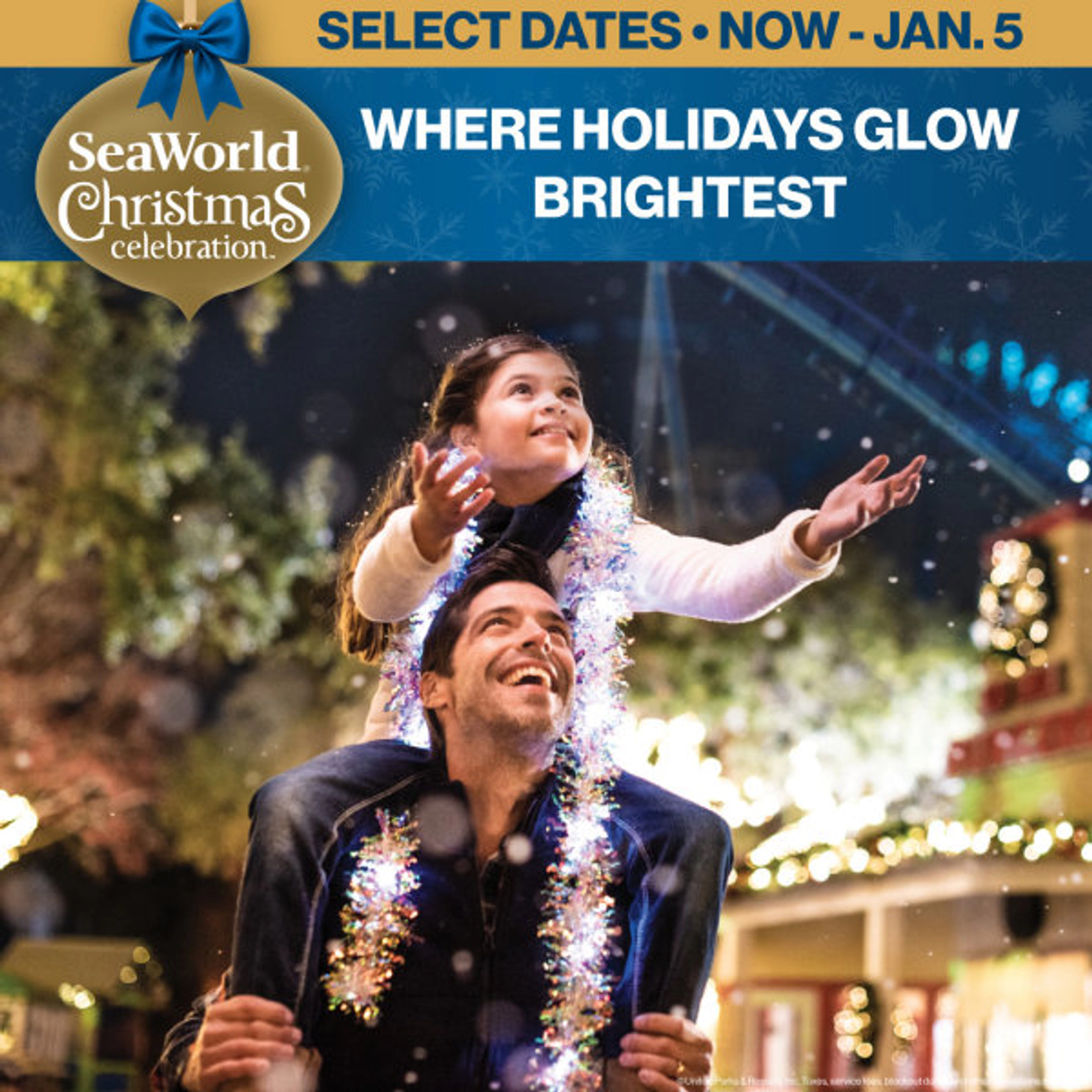 Win tickets to SeaWorld’s Christmas Celebration!