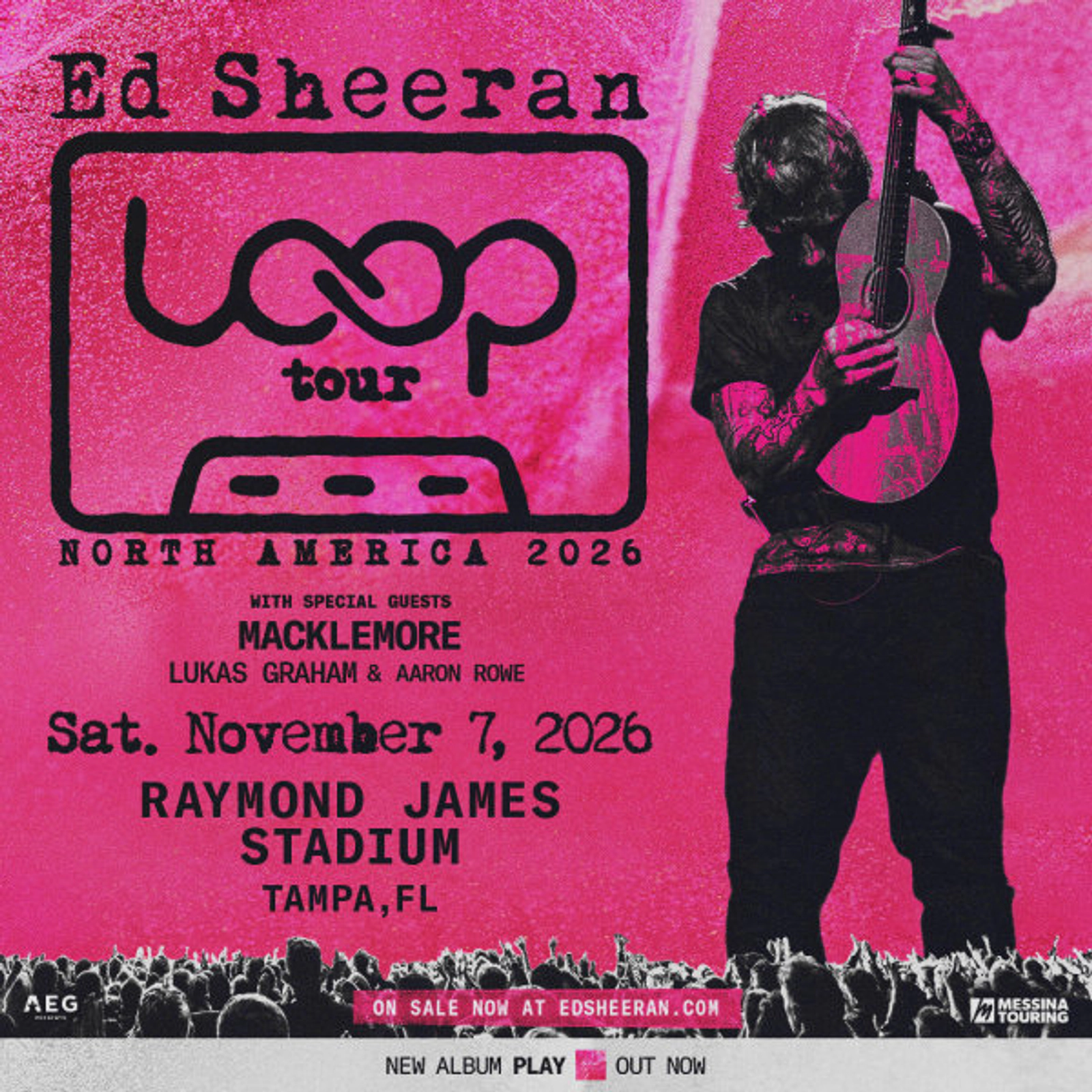 Win the Ultimate Valentine’s Day Date Night: See Ed Sheeran Live in Tampa!