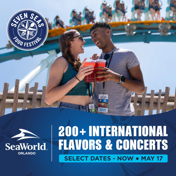 Win tickets & parking to	SeaWorld’s Seven Seas Food Festival!