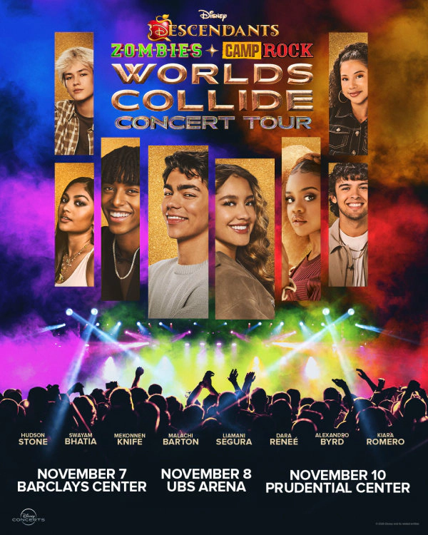 Win Tickets To See Disney Descendants + Zombies + Camp Rock Worlds Collide Concert Tour!