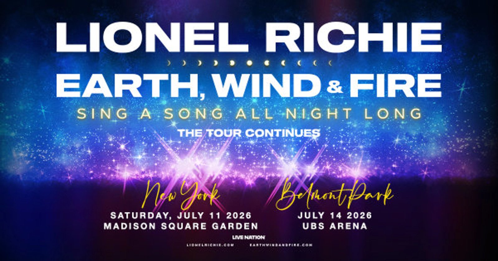Win Tickets To See Lionel Richie With Earth, Wind, & Fire!