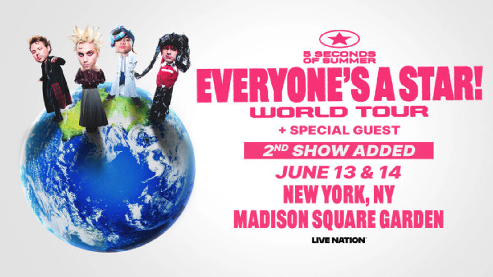 Win a Pair of Tickets to See 5 Seconds of Summer!