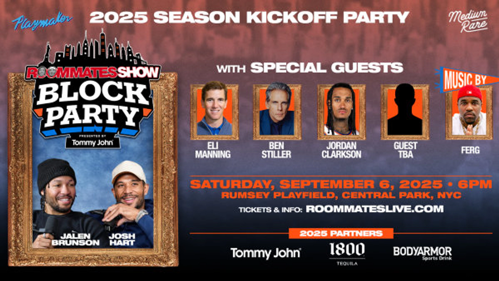 Win Tickets To The Roommates Block Party!