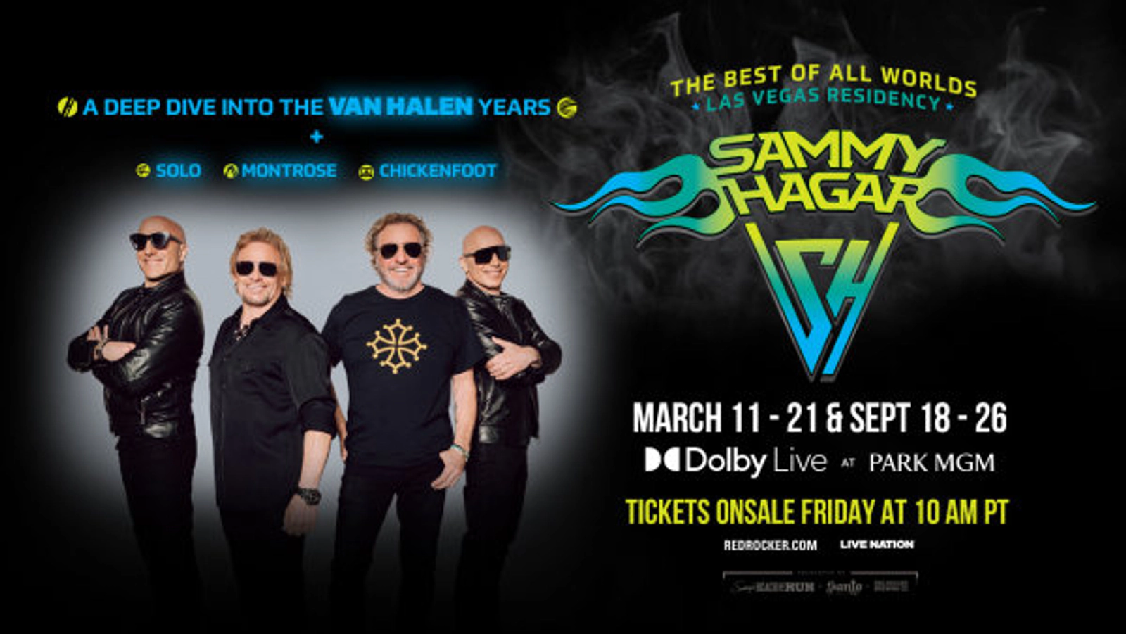 Win A Trip To See Sammy Hagar In Las Vegas!
