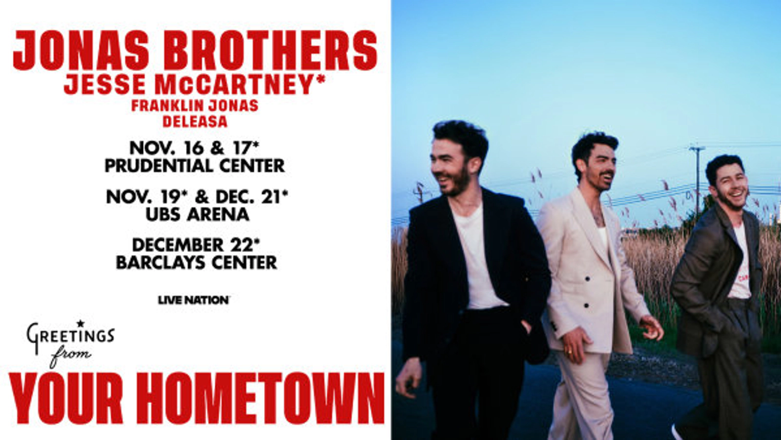 Win Tickets To See The Jonas Brothers At Barclays Center!