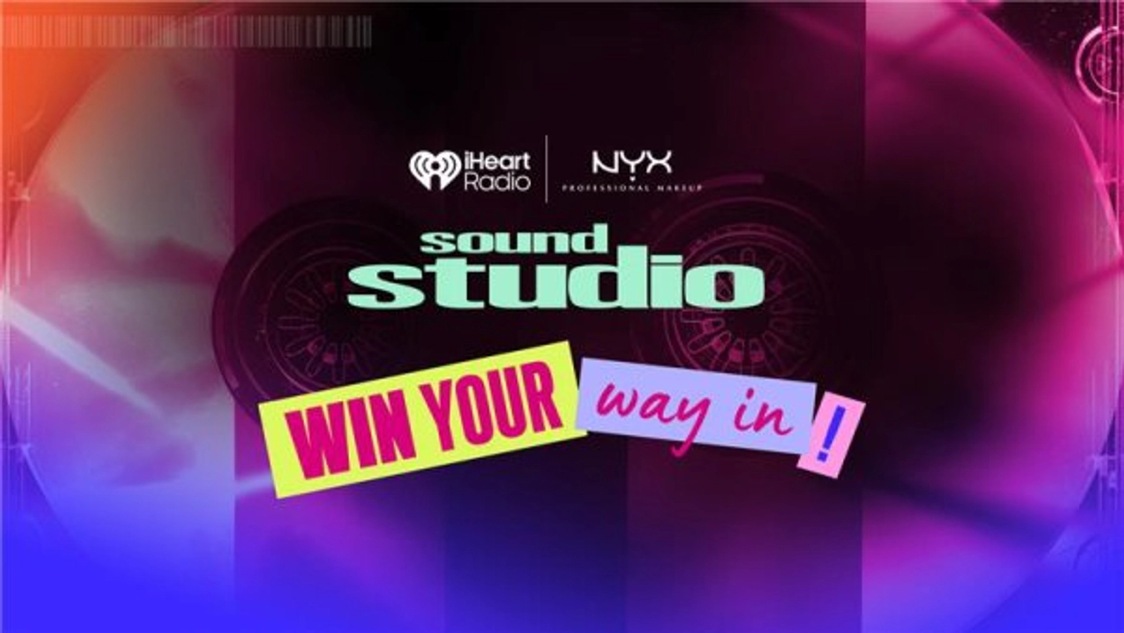 Win a pair of passes to see Corbyn Besson in the NYX Professional Makeup Sound Studio!