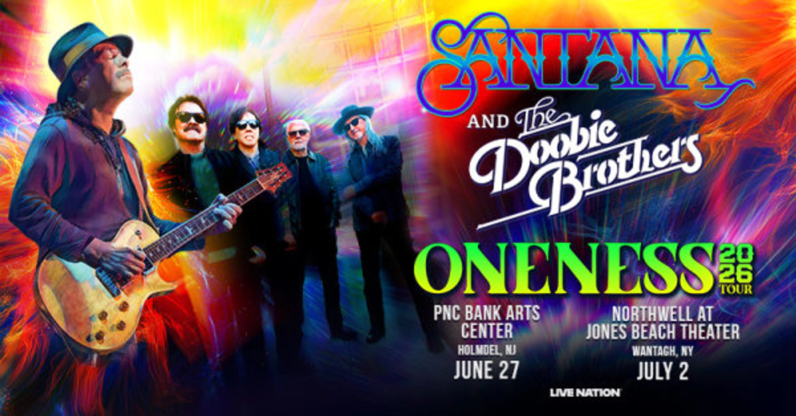 Win Tickets To See Santana and The Doobie Brothers!