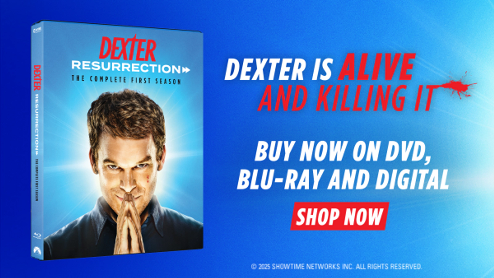Win Dexter: Resurrection Season 1 On Blu Ray!
