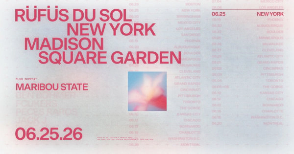 Win Tickets To See Rüfüs Du Sol!