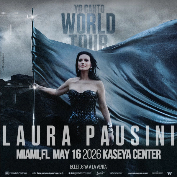 Laura Pausini en su Yo Canto World Tour
