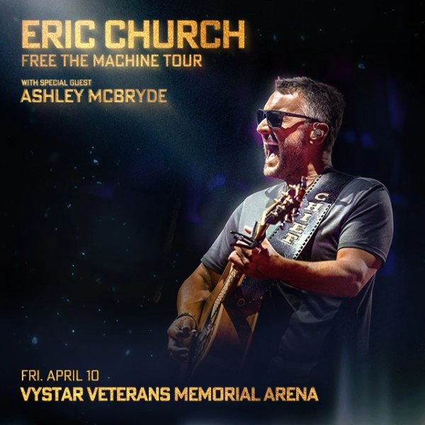 Win Tickets To See Eric Church At VyStar Veterans Memorial Arena