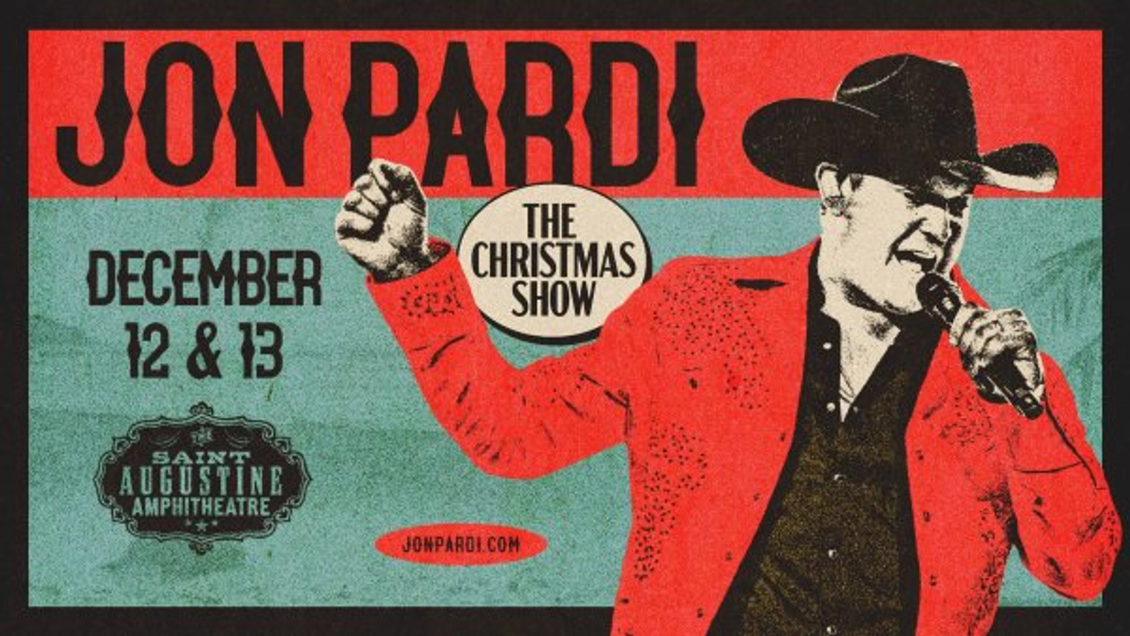 Win Tickets To See Jon Pardi- The Christmas Show At The St. Augustine Amphitheatre