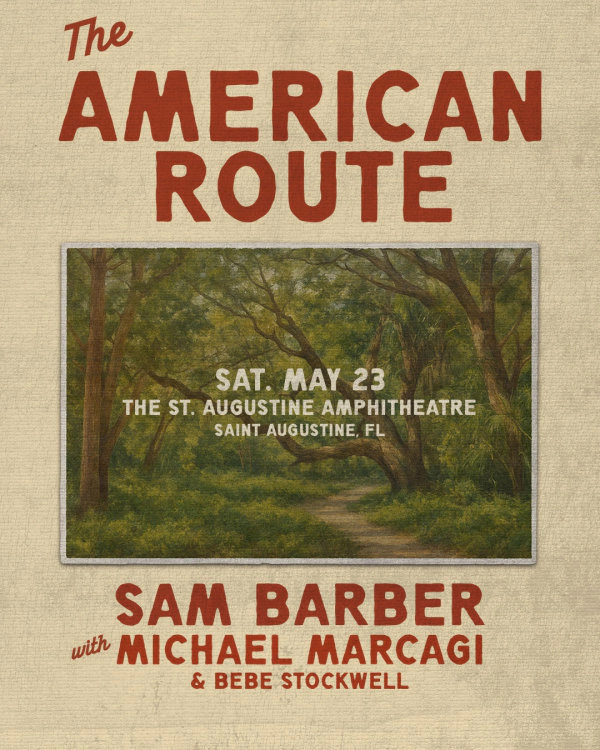 Win Tickets To Sam Barber At The St Augustine Amphitheatre