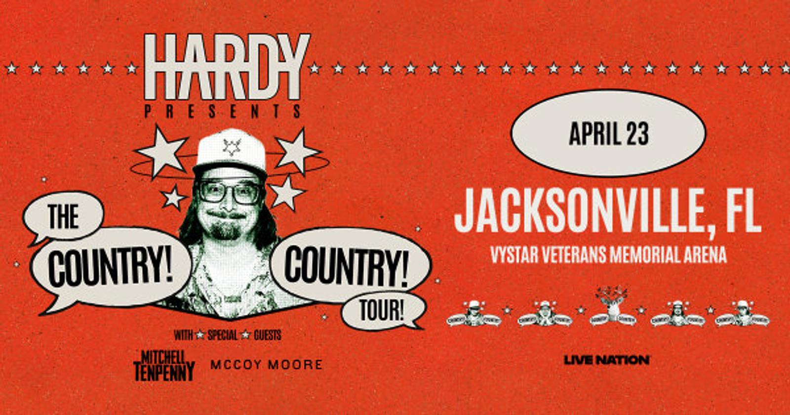 Win Tickets To See Hardy At VyStar Veterans Memorial Arena