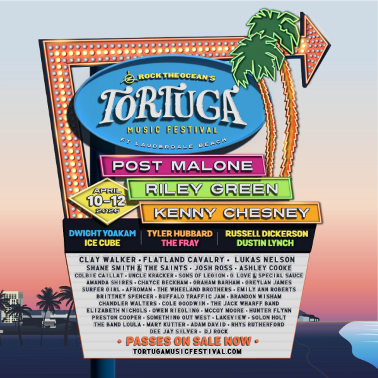 Win Tickets To Tortuga Music Festival 2026 On Fort Lauderdale Beach!