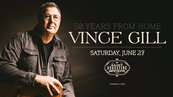 Win Tickets To Vince Gill At The St. Augustine Amphitheatre