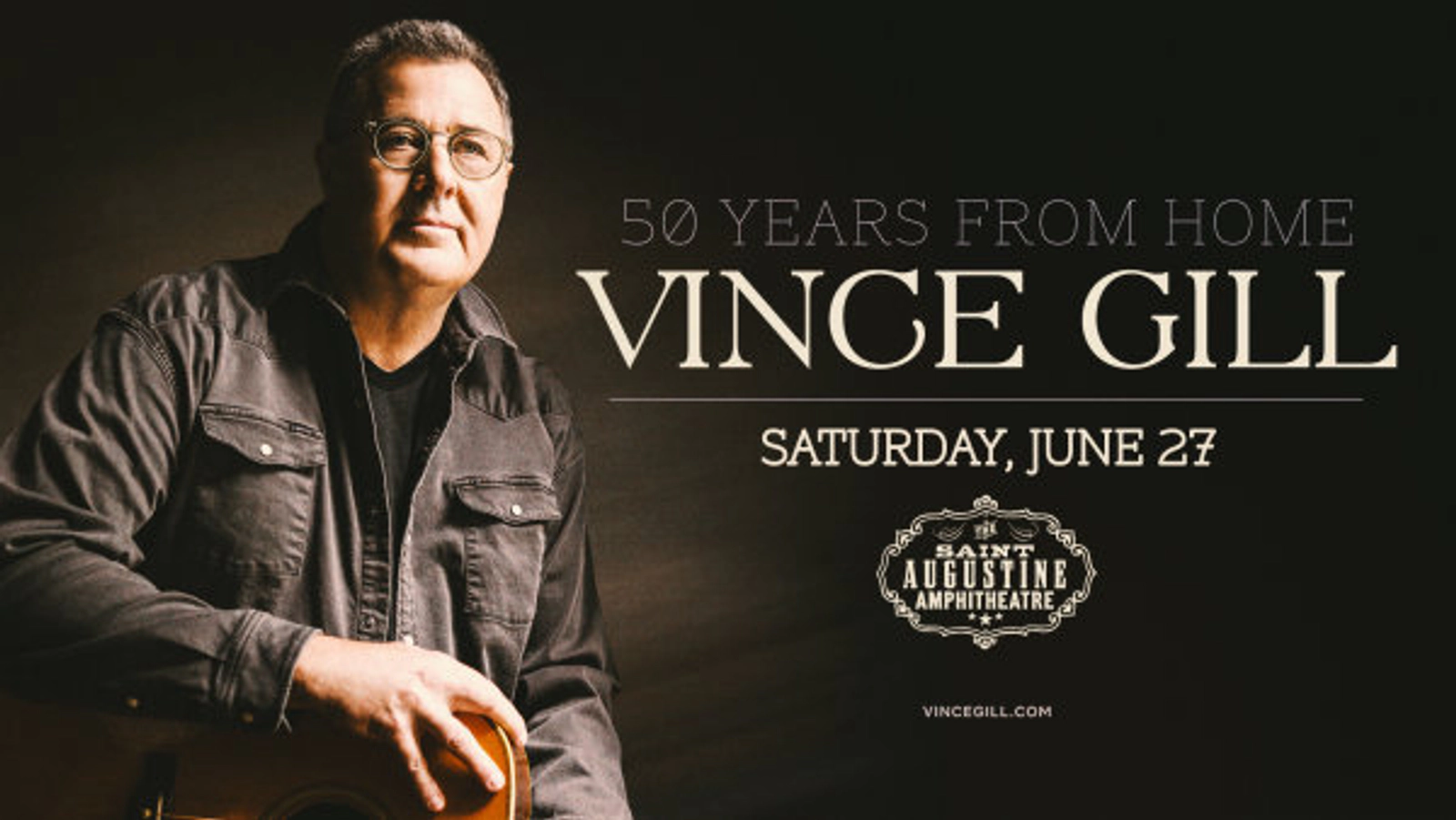 Win Tickets To Vince Gill At The St. Augustine Amphitheatre