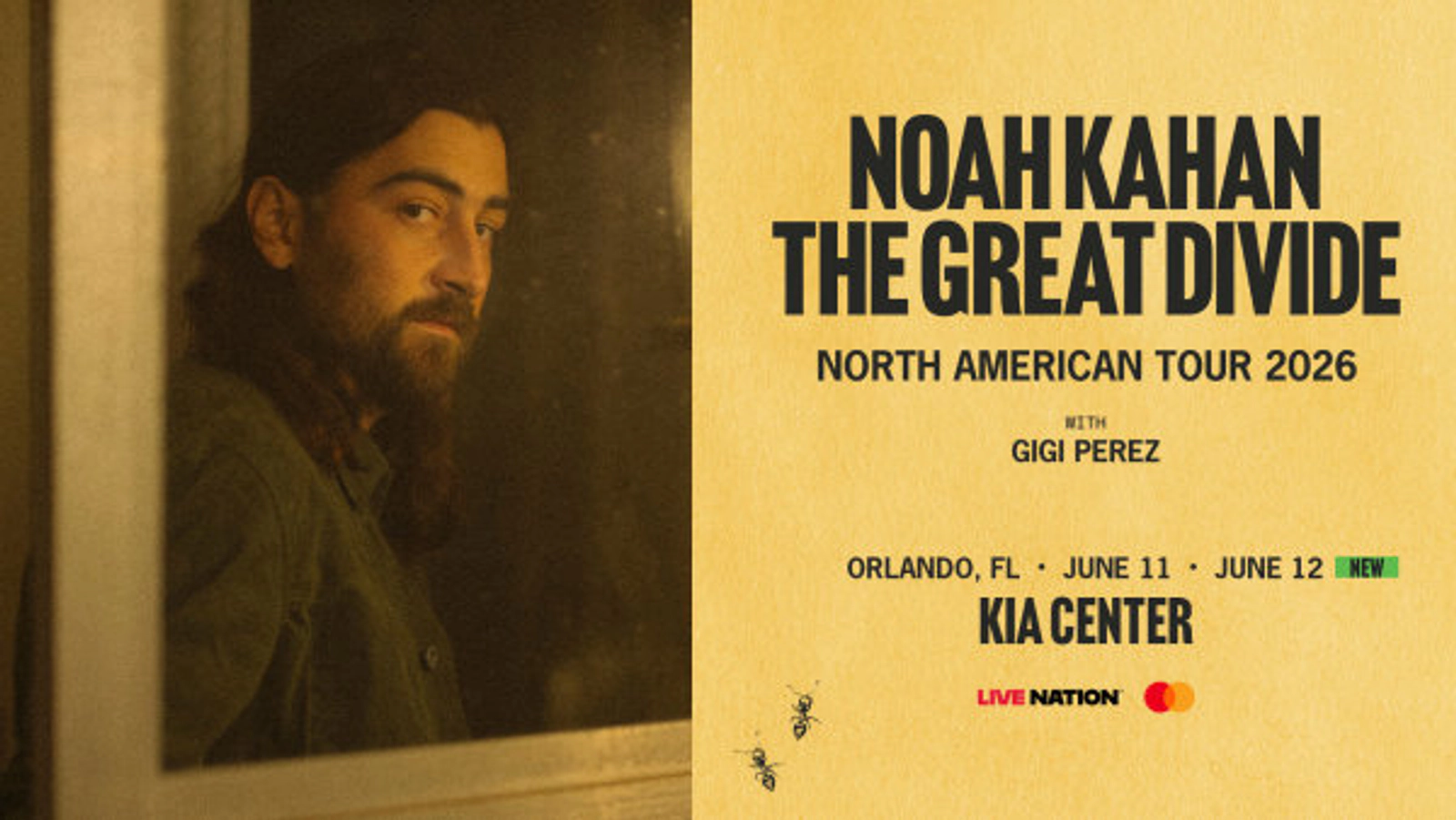Win Tickets To See Noah Kahan At The KIA Center In Orlando