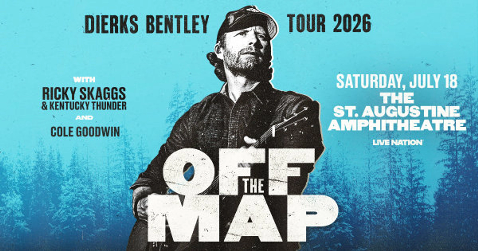 Win Tickets To See Dierks Bentley At The St. Augustine Amphiptheatre