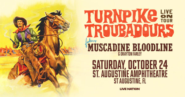 Win Tickets To  The Turnpike Troubadours At St. Augustine Amphitheatre