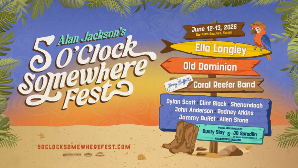 Win Tickets To Alan Jackson’s 5 O’Clock Somewhere Fest