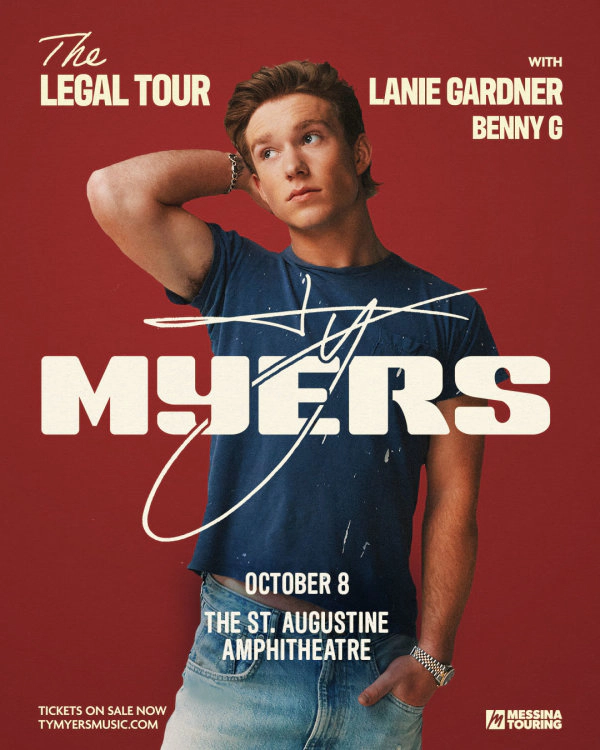 Win Tickets To See Ty Myers At The St. Augustine Amphitheatre