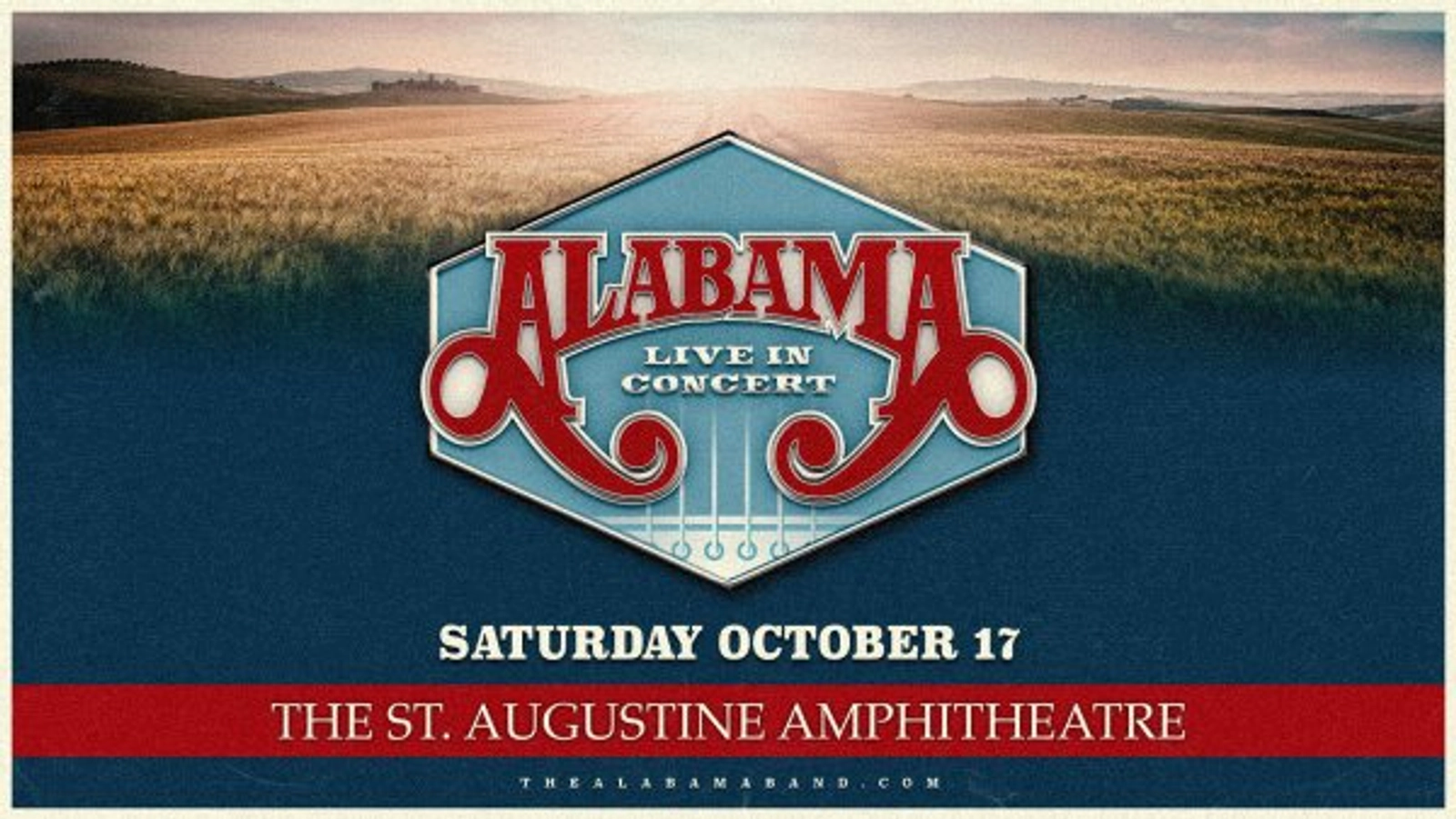 Win Tickets To Alabama At The St. Augustine Amphitheatre