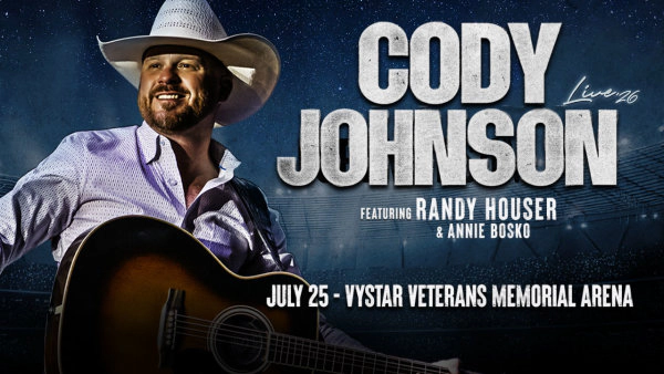 Win Tickets To See Cody Johnson at VyStar Arena