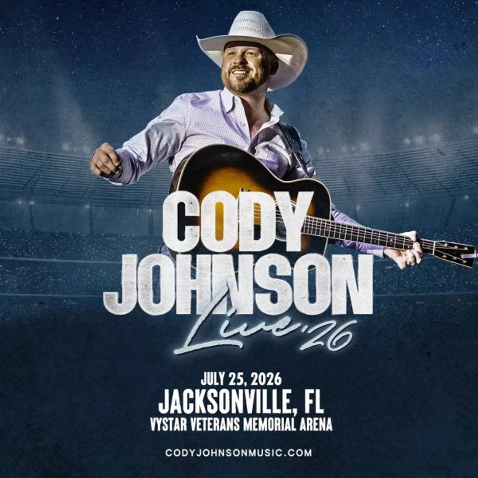 Win Tickets To See Cody Johnson at Vystar Arena