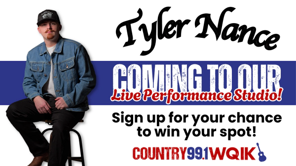 Your Chance To Win A Private Performance and Meet & Greet with Tyler Nance!
