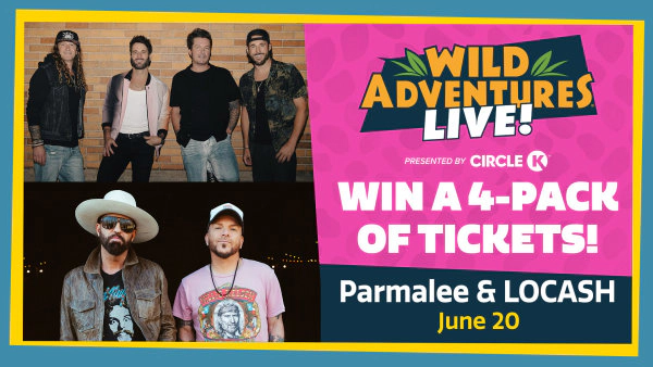 Win A 4 Pack Of Tickets To Wild Adventures Theme Park In Valdosta, GA