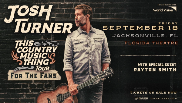 Win Tickets To See Josh Turner At The Florida Theatre