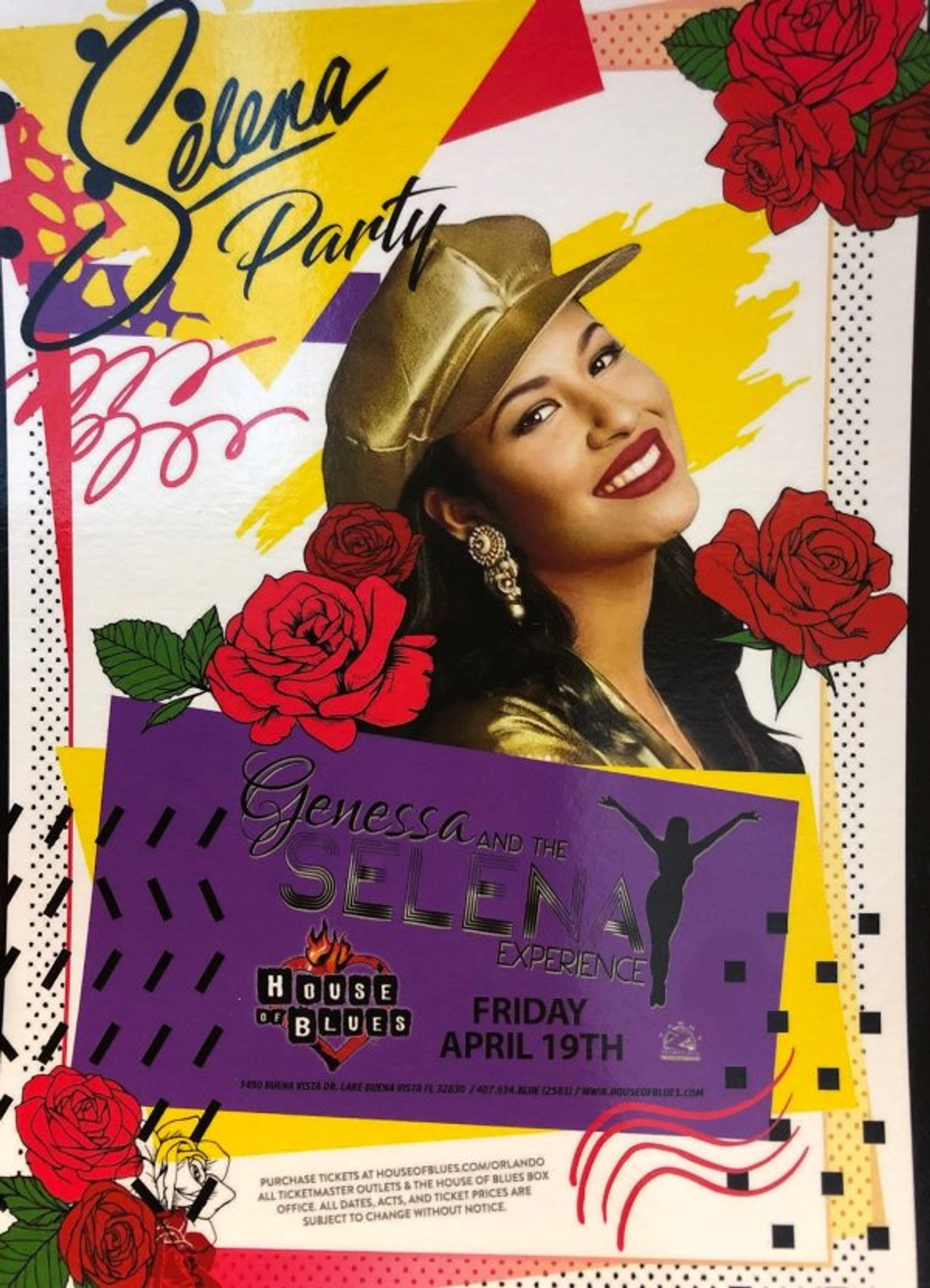 Concierto Tributo a Selena el 19 de Abril en House of Blues Orlando - Thumbnail Image