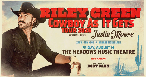 Riley Green at The Meadows Music Theatre
