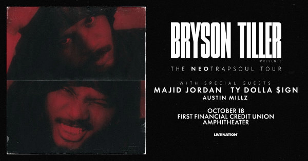 Win tickets to see Bryson Tiller at First Financial Credit Union Amphitheater!