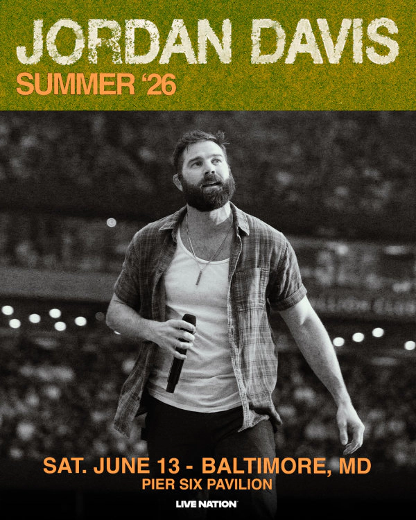 Jordan Davis | Pier Six Pavilion 6/13/26 | Win on-air with Michael J!