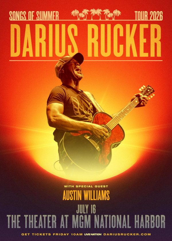 Darius Rucker | MGM National Harbor 7/16/26 | Win on-air with Michael J!