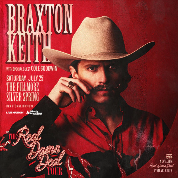 Win Tickets | Braxton Keith @ The Fillmore | 7/25/26
