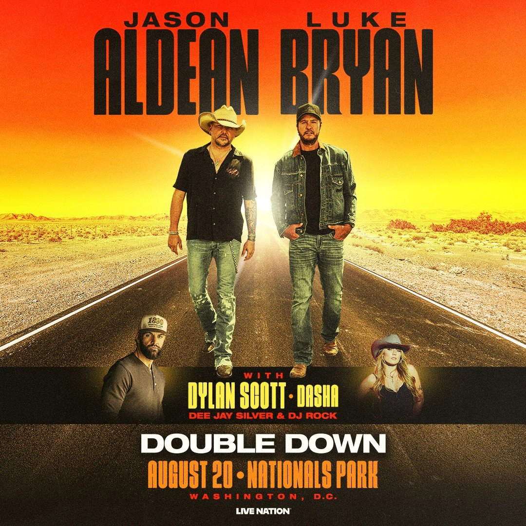 Win Tickets | Jason Aldean and Luke Bryan @ Nats Park | 8/20/2026