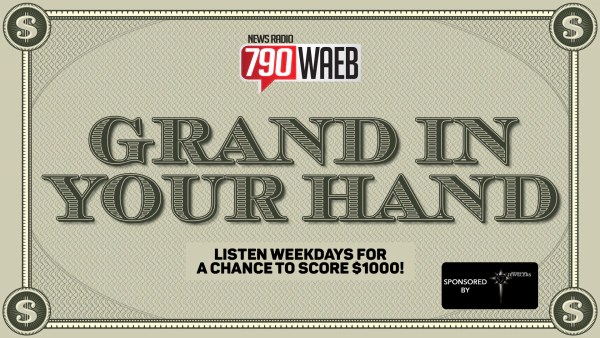 Grand In Your Hand - Win $1000 Weekdays - Sponsored by: Westgate Jewelers