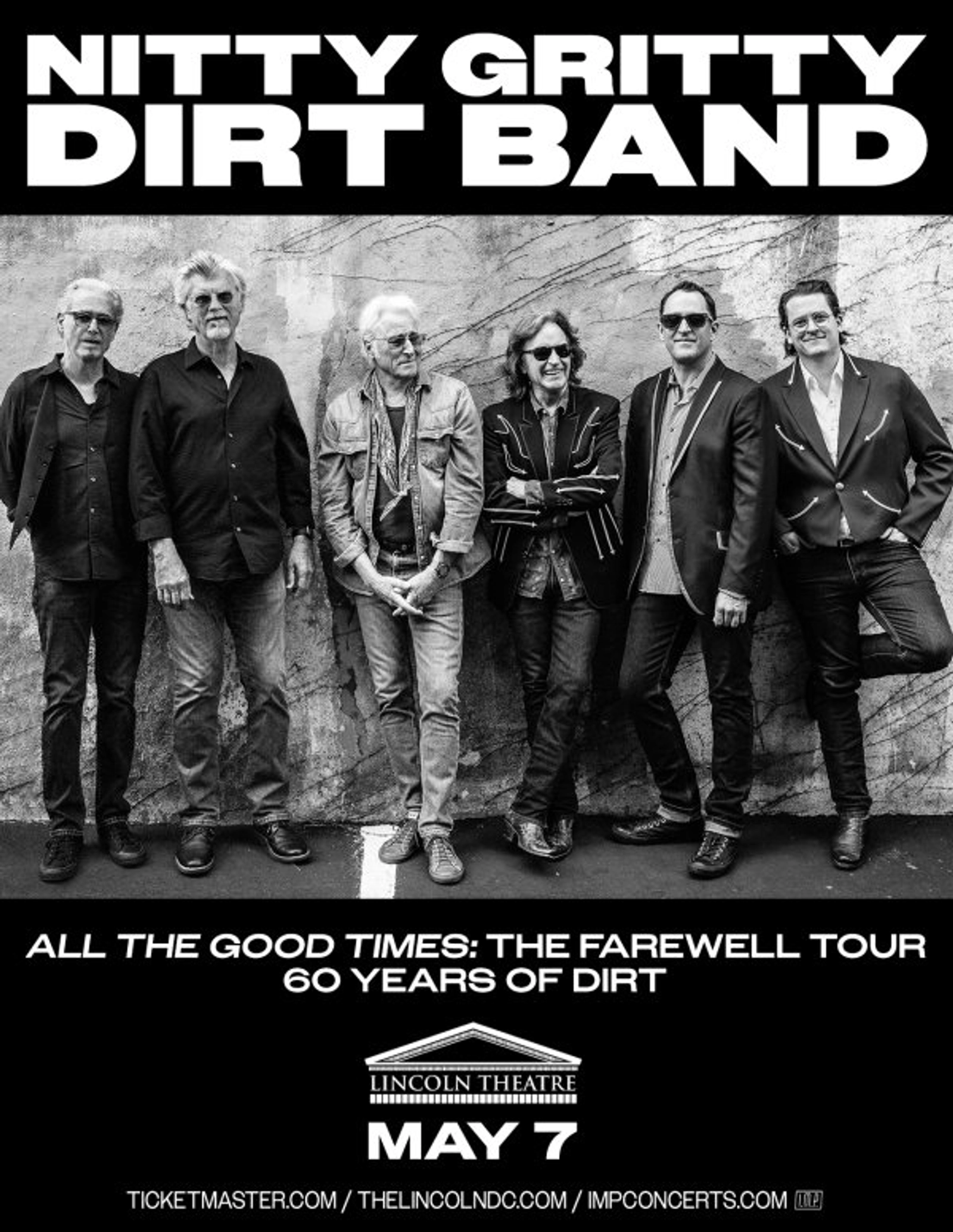 Win Tickets | Nitty Gritty Dirt Band @ Lincoln Theatre | 5/7/26